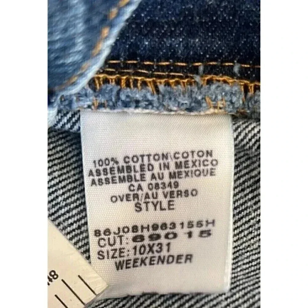 Polo Ralph Lauren womans weekender Jeans size 10X31 Dark wash straight leg - Picture 6 of 9